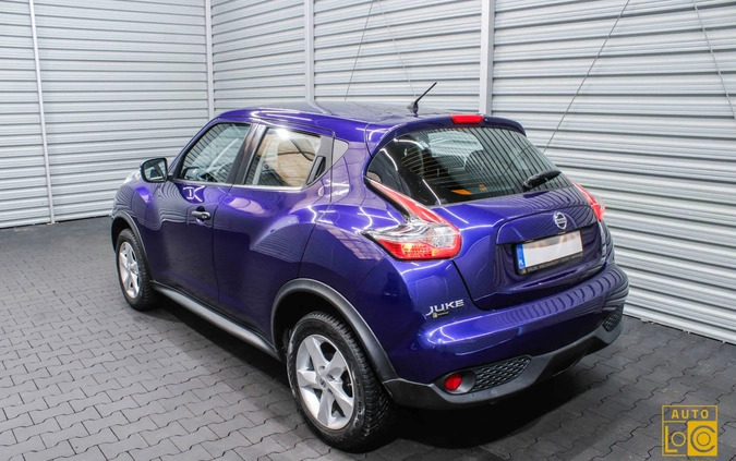 Nissan Juke cena 35555 przebieg: 206000, rok produkcji 2014 z Trzebiatów małe 254